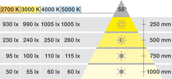 LED Downlight 12 V Rated IP20 Ø 32.5 mm Loox5 LED 2090 Energy efficiency class: F Cool white 4000 K - view 4