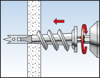 Plasterboard Dowel Fischer GKM Length 31 mm min. drill depth 35 mm for screw size Ø 4-5 mm - view 4