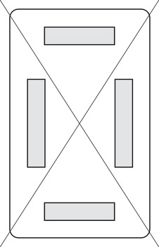 Mirror Tape Double-Sided Roll 50 m Equal adhesion on both sides Thickness: 1 mm width: 25 mm - view 4