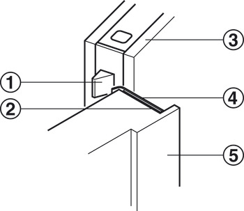 Flush Bolt Fully Automatic for Timber Doors Stainless Steel or Brass Automatic locking and release Polished brass - view 3