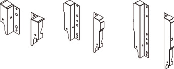 Back Bracket for Häfele Matrix Box S 84 mm Drawer Sides White - view 3