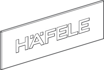 Cover Cap with Häfele Logo Matrix Box S Grey - view 2