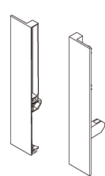 MXS Internal Drawer Fnt Brkts Set 199mm Plastic Wht - view 3
