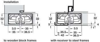 Tectus TE640 3D FR 180D Hinge BM - view 3