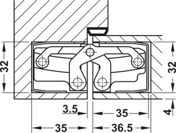 Tectus TE540 3D 180D Hinge MN f2 - view 2