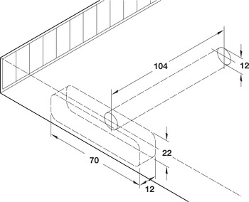 Con Shelf Support 24mm Wood/Wall Screw - view 3