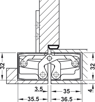 Tectus TE540 3D 180D Hinge MN f2 - view 3
