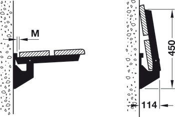 Hebgo HD Fold.Bracket 380x208mm 500kg/Pr Steel - view 3