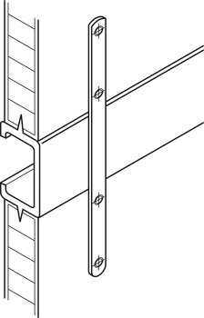 Door Panel Con.Plt 3.0x19x190mm Steel ZP - view 3