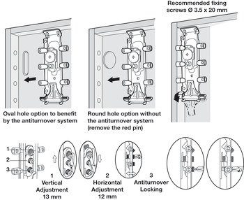 Libra H2 Cabinet Hanger Conc UH SZP - view 3