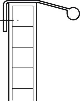 Maddox Pull Handle Zinc Alloy Mt Chrome 32mm Fixing Centres - view 4