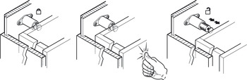 Flexa-Touch Drawer Latch Plastic Beige - view 2