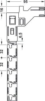 MXP Central Locking Bar Lock 1 Side 10 - view 2