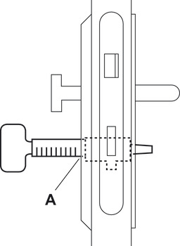 BuildingSite Key 184x64mm ZincDiecast NP - view 3