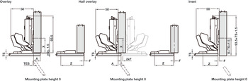 Tiomos M0 125D Hinge No Cup Tipmatic - view 4