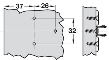 Tiomos Econ -2mm M.Plt Clk 3prt Cruci SF - view 2