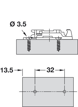 Nexis 0mm M.Plt Clk 2prt Stght Cam Hos - view 2