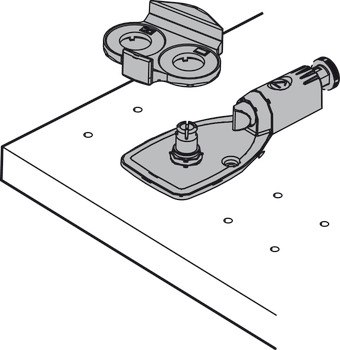 Soft Close Mechanism Edge 37mm Zinc Alloy NP - view 2