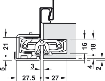 Tectus TE240 3D 180D Hinge MN (f2) - view 4