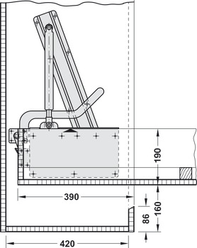 Bed Fitting Side Set Anthracite 9011 - view 4