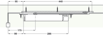 Door Closer Concealed Overhead Single Action Geze Boxer Fire rated silver - view 2