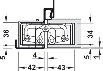 Tectus TE645 3D 180D Hinge PN - view 4