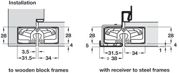 Tectus TE340 3D FR 180D Hinge BM - view 3