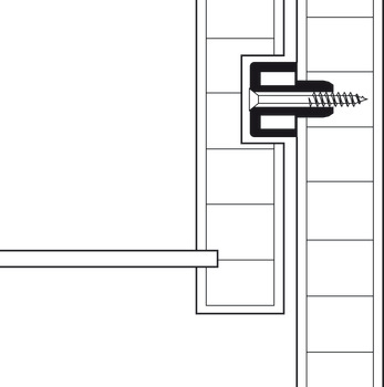 Guide Rail 17mm Groove 11x350mm Plastic Wht - view 5