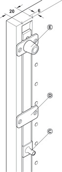 Bar Guide for Screw Fixing Steel Galvanized - view 3