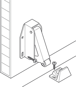 Spring Catch Quick for Screw Fixing Automatic Burnished - view 4