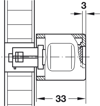 Symo3000 Release Pin for Lock Handle Plastic/Steel - view 5