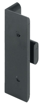 Angled Component Black Makrolon AD 15 Keku For screw fixing to substructures Mounting with hospa screws