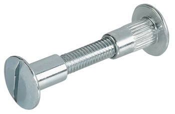 Connecting Screw Complete Fitting with M6 Thread for Ø 8 mm Hole 2-piece for through-hole Ø 8 mm For wood thickness 37-44 mm length 32 mm