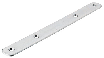 Connecting Plate for Door Panels Screw Fixing Cream-white enamelled