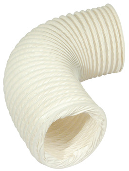 Flexi Hose Flame Retardant PVC White Length 1000 mm system 4 565.30.700