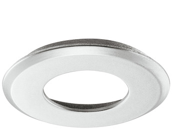 Bezel Recess Mounting for Loox LED 2040 Round Silver coloured