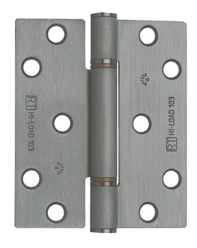 Butt Hinge 3 Knuckle 100 x 86 mm Stainless Steel Hi-Load Staggered hole pattern Satin
