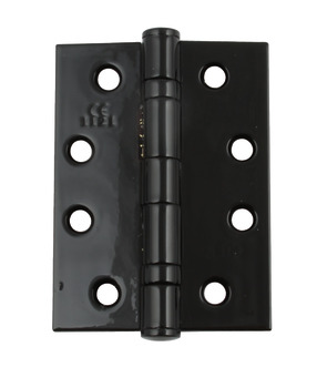 Butt Hinge Ball Bearing 102 x 76 mm Steel Black