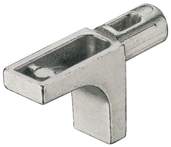 Shelf Support Plug in for Ø 5 mm Hole for Glass or Wooden Shelves K Line Rubber pad Transparent