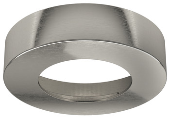 Bezel for Surface Mounting Loox LED 2025/2026 Round Stainless steel coloured