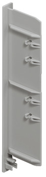 NPS Int Drawer Front Cover Cap 90mm Silver - view 2