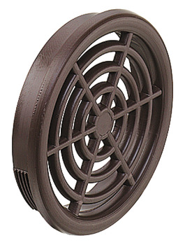 Vent Trim Rectangle D48mm Plastic Brown