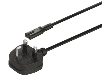 LED Mains Lead for use with Loox Drivers Voltage: 250 V Moulded UK plug length 2000 mm