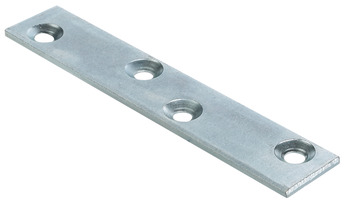 Connecting Plate Screw Fixing with Four Screw Holes Steel Length 100 mm