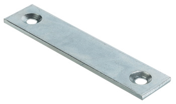 Connecting Plate Screw Fixing with Two Screw Holes Galvanized Steel Length 50 mm