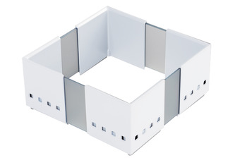 Cuisioflex Drawer Insert Set x3 Aluminium Grey/Gph - view 2
