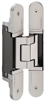 3D Hinge 180° Aluminium Zinc Diecast and Steel Tectus TE 540 3-way continuous adjustment Bronze metallic