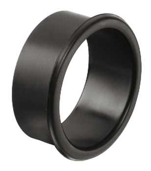 Vent Trim Rectangle D29mm Plastic Black