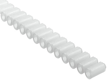 Strip of Expanding Sleeves Nylon for Ø 5 mm hole Strip qty 20 sleeves integrally injection moulded