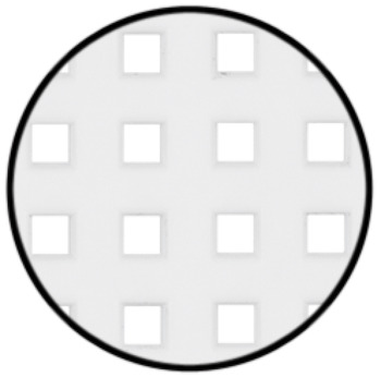 Vent Trim Rectangle D37mm Plastic White - view 2